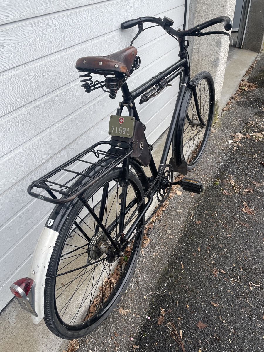 Schweizer Armee Biciclette: Ordonanzrad Militärvelo 1942 – Usato da Igis venduto da swyssair01 2