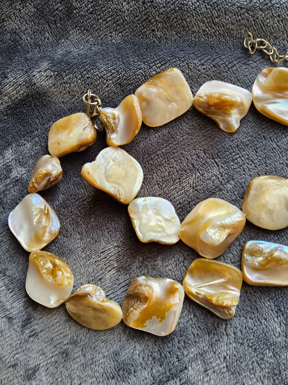 Catenine: Vintage sommerliche Perlmutt Kette Collier – Usato da Zürich venduto da SciTec 5