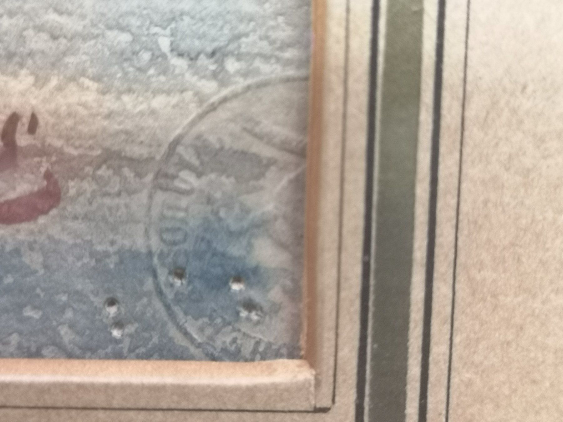 Dipinti: PEINTURE SIGNÉE AVEC SON CACHET – Usato da Genève venduto da Qanil77 3