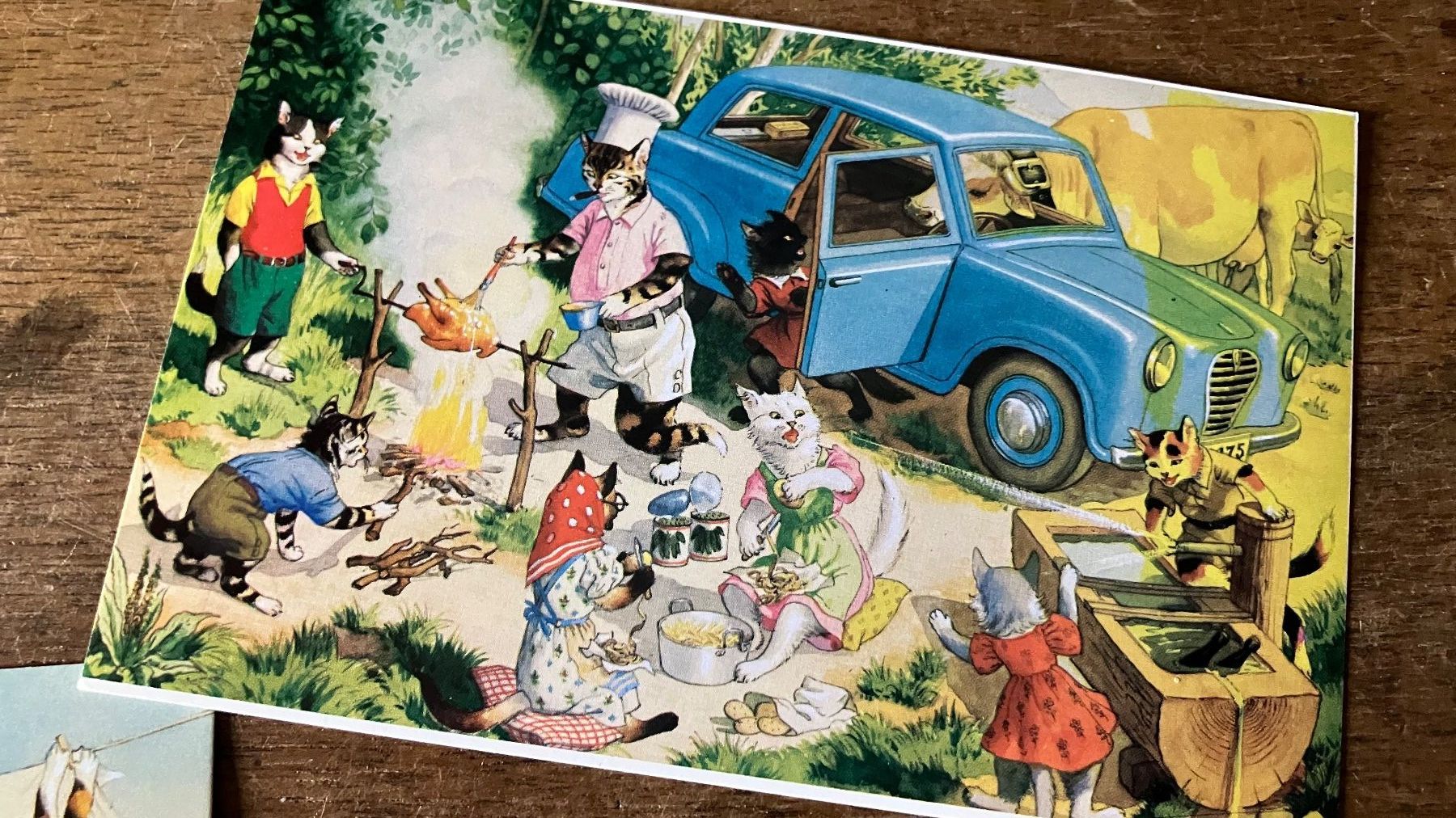 Cartoline postali: Cartes postales Katz chat Postkart vintage – Usato da St-Cierges venduto da LeRegain 3