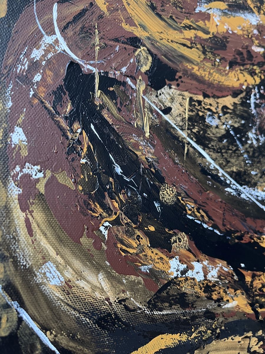 Dipinti: Goldig abstraktes Acrylgemälde 50x60 Einzelstück – Nuovo (secondo la descrizione) da Hochdorf venduto da Jasminurschel 4