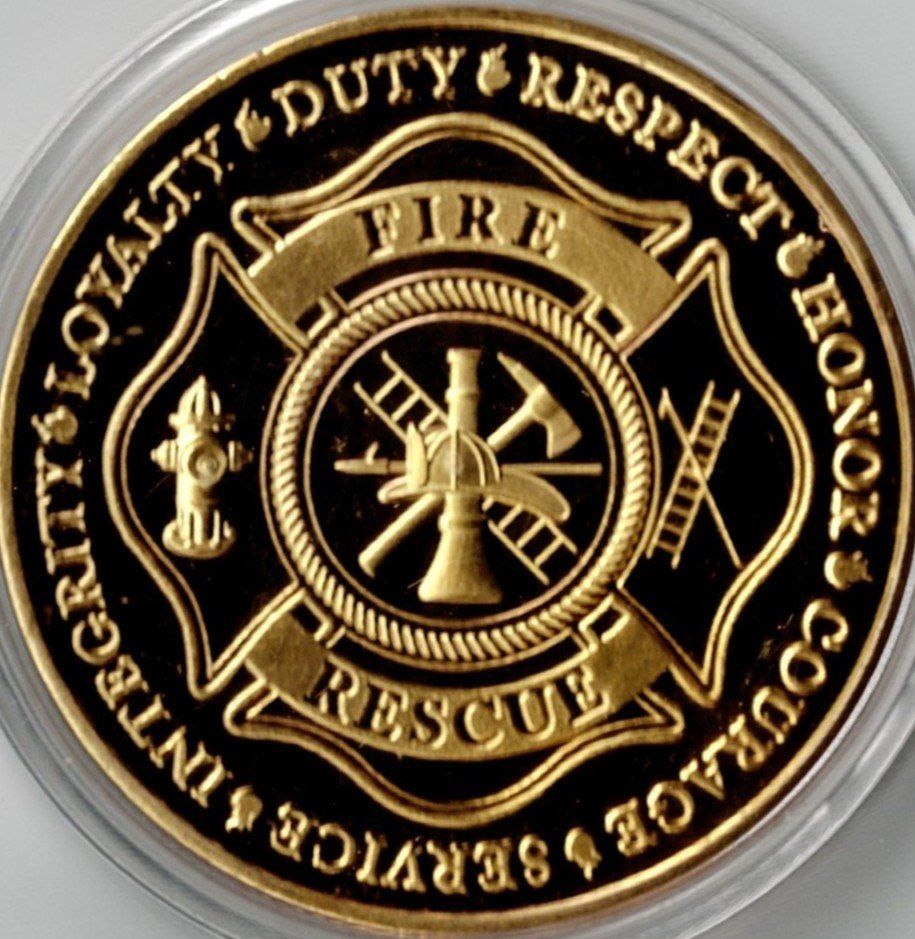 Medaglie: Fire_Rescue_Service_Integrity_Loyalty_Duty_Respect_Medaill 5 – Nuovo (secondo la descrizione) da Hombrechtikon venduto da Fraese01 4
