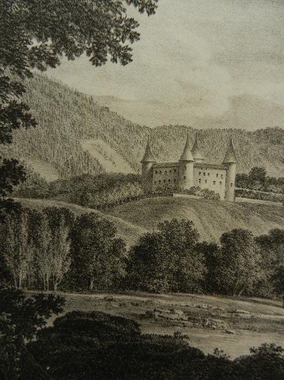 Incisioni: Schloss Berthe Yverdon – Usato da Risch venduto da Antikfee 4