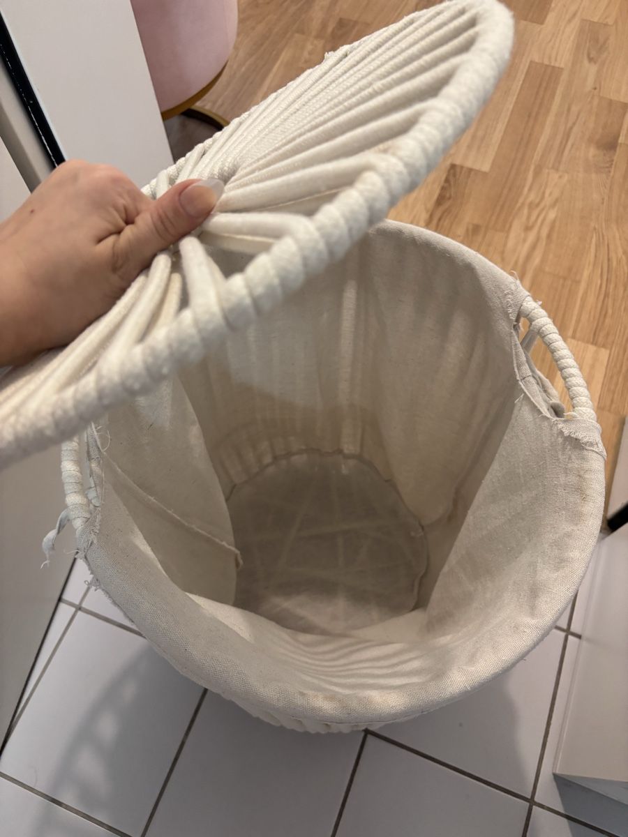 Wäschekörbe: Cute White/Beige Washing Basket  – Gebraucht aus Boll von stellabee 3