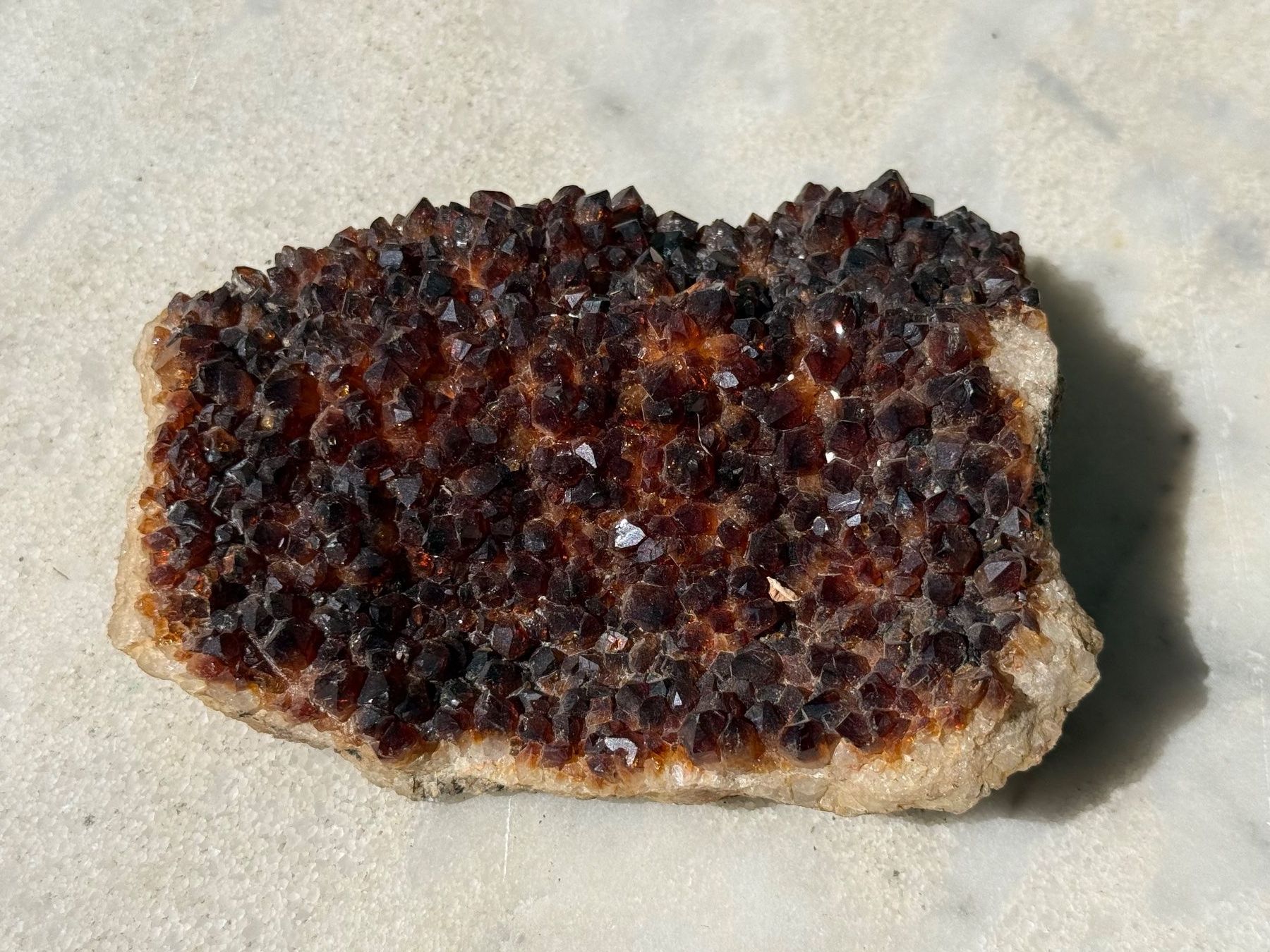 Mineralien & Heilsteine: Citrin Druse (?) – Gebraucht aus Rorbas von tun_m7fz
