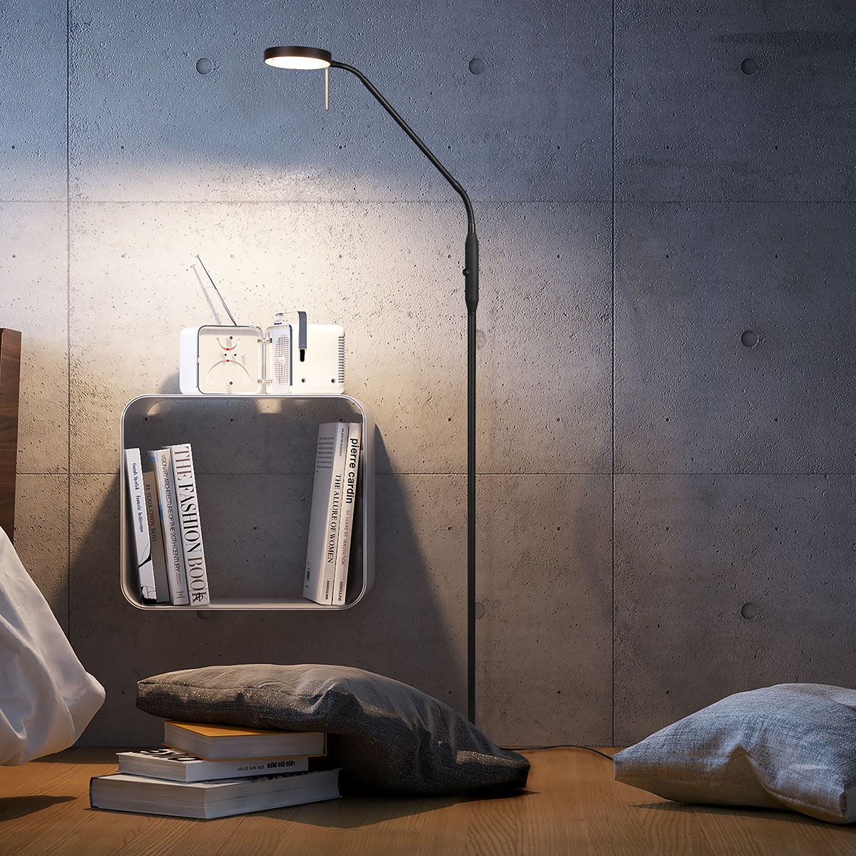Lampade: LED Stehleuchte, Dimmer, 145 cm Höhe – Nuovo (secondo la descrizione) da Kreuzlingen venduto da Smart-Light 1