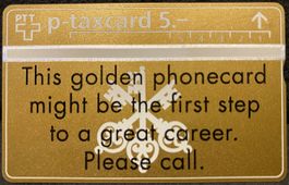 P-taxcard neuve 