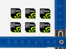 NVIDIA GeForce GTX AUFKLEBER ¦ STICKER