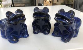 Blumentopfuntersetzer 3 Stk. Frösche und 3 Stk. Gesichter