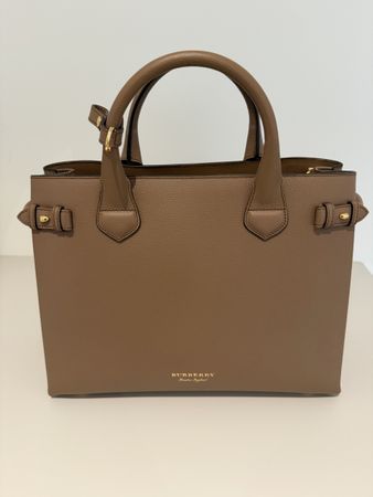Burberry Handtasche Leder Braun