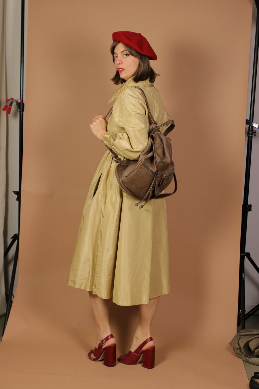 Bally Zaini: Vintage 1980s BALLY Brown Leather Backpack – Usato da Hombrechtikon venduto da BAZ-Vintage 2