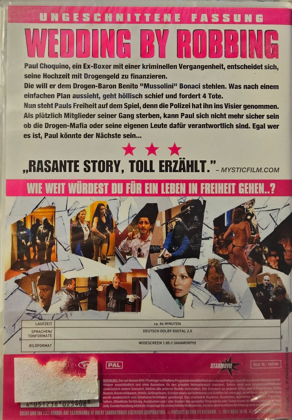 Alle DVDs: Wedding by Robbing – Neu und originalverpackt aus Wahlen b. Laufen von Cg10 1