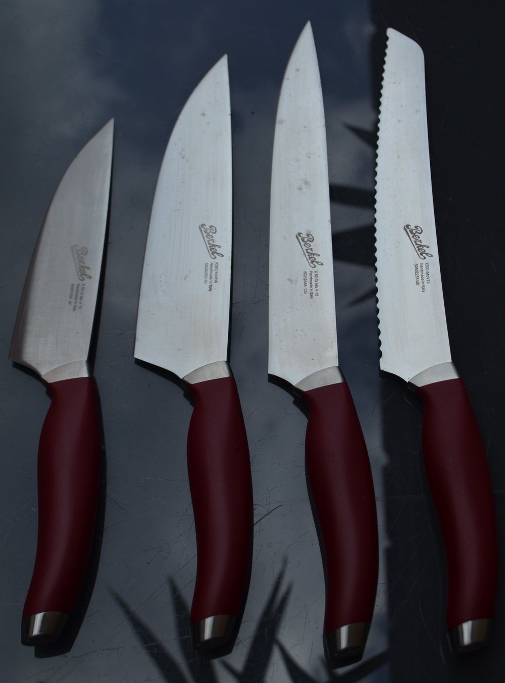 Coltelli: 4 Beckel-Messer  / 4 couteaux – Usato da Collonges venduto da arashee 1