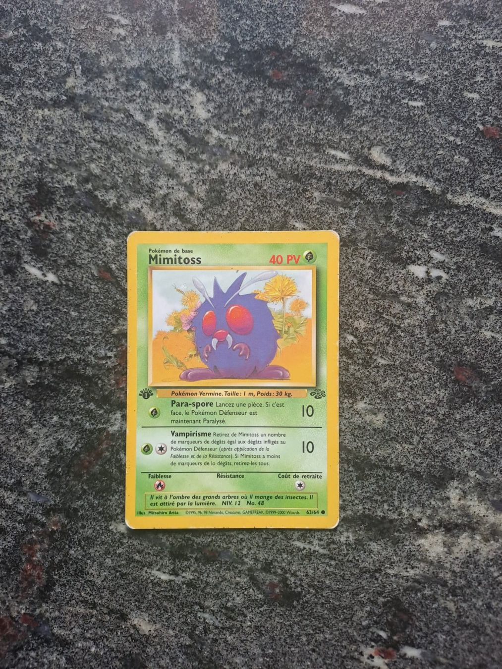 Pokémon Sammelbilder & Trading cards: Mimitoss 63/64 - Edition 1 - French - MINT – Neu (gemäss Beschreibung) aus Broc von Alexx47