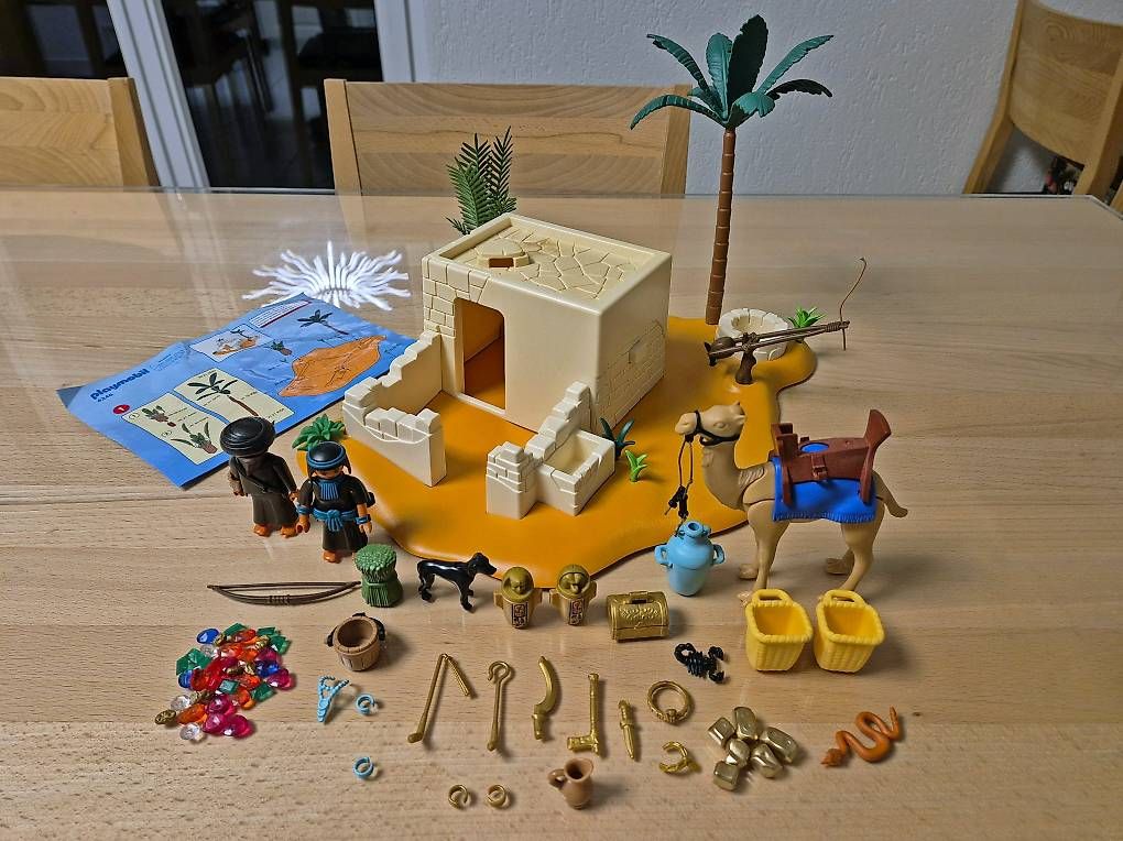 Playmobil Giocattoli: Playmobil 4246, Grabräuber-Versteck – Usato da Affeltrangen venduto da FabiCH75