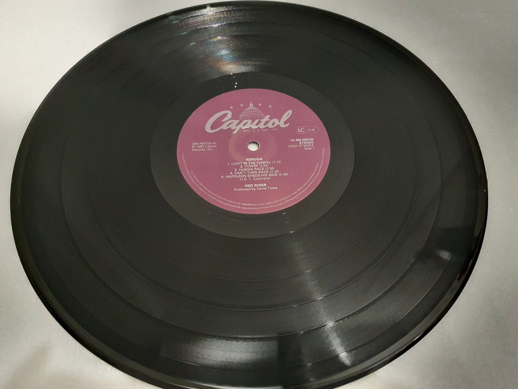 Dischi in vinile: Red Rider – Neruda – Usato da Uster venduto da Vinyl-Leidenschaft 2