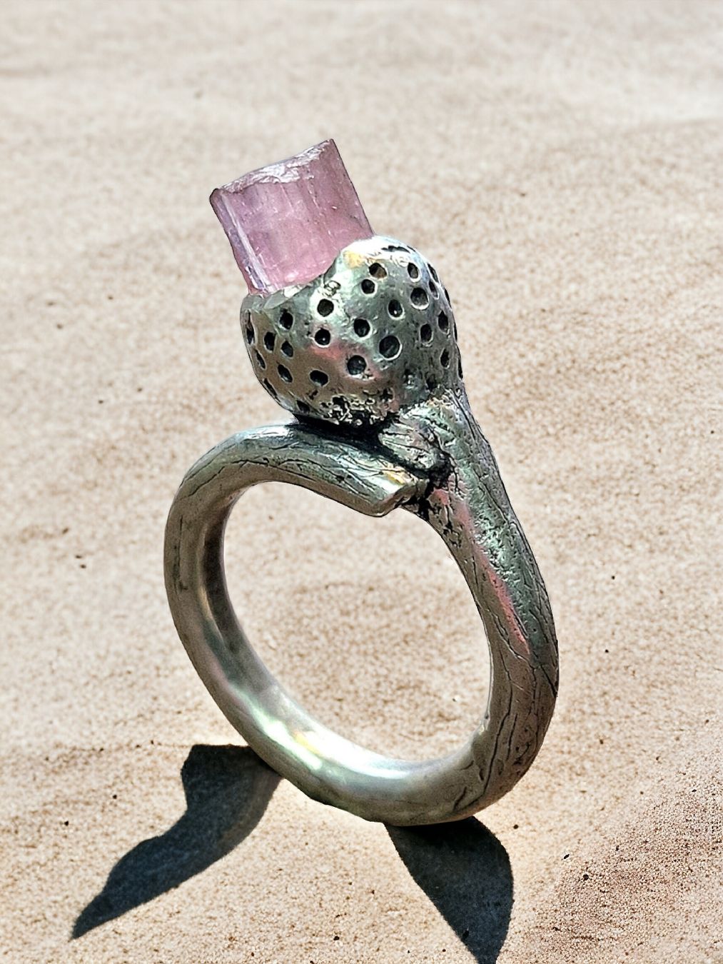 Ringe: Ring Silber mit rosa Turmalin, Gr. 54.5 – Neu und originalverpackt aus Aarau von Schmuckhoehle_MD 2