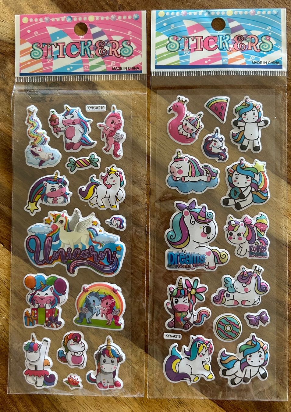 Sticker: 2x Sticker Einhorn – Nuovo e nell'imballaggio originale da Geneve venduto da vane267