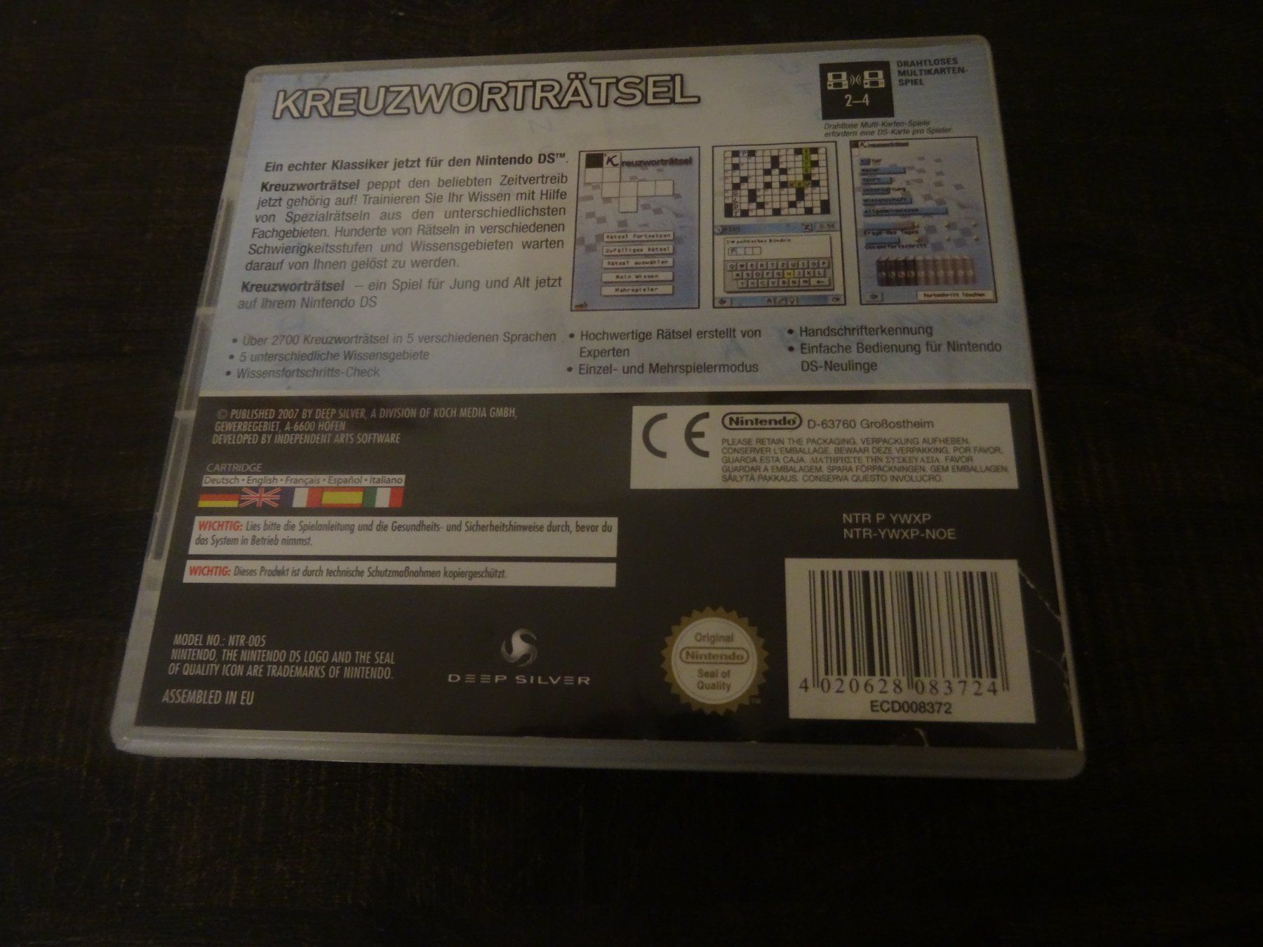 Nintendo Giochi: Kreuzworträtsel DS – Usato da Olten venduto da Disc-Ausverkauf 2