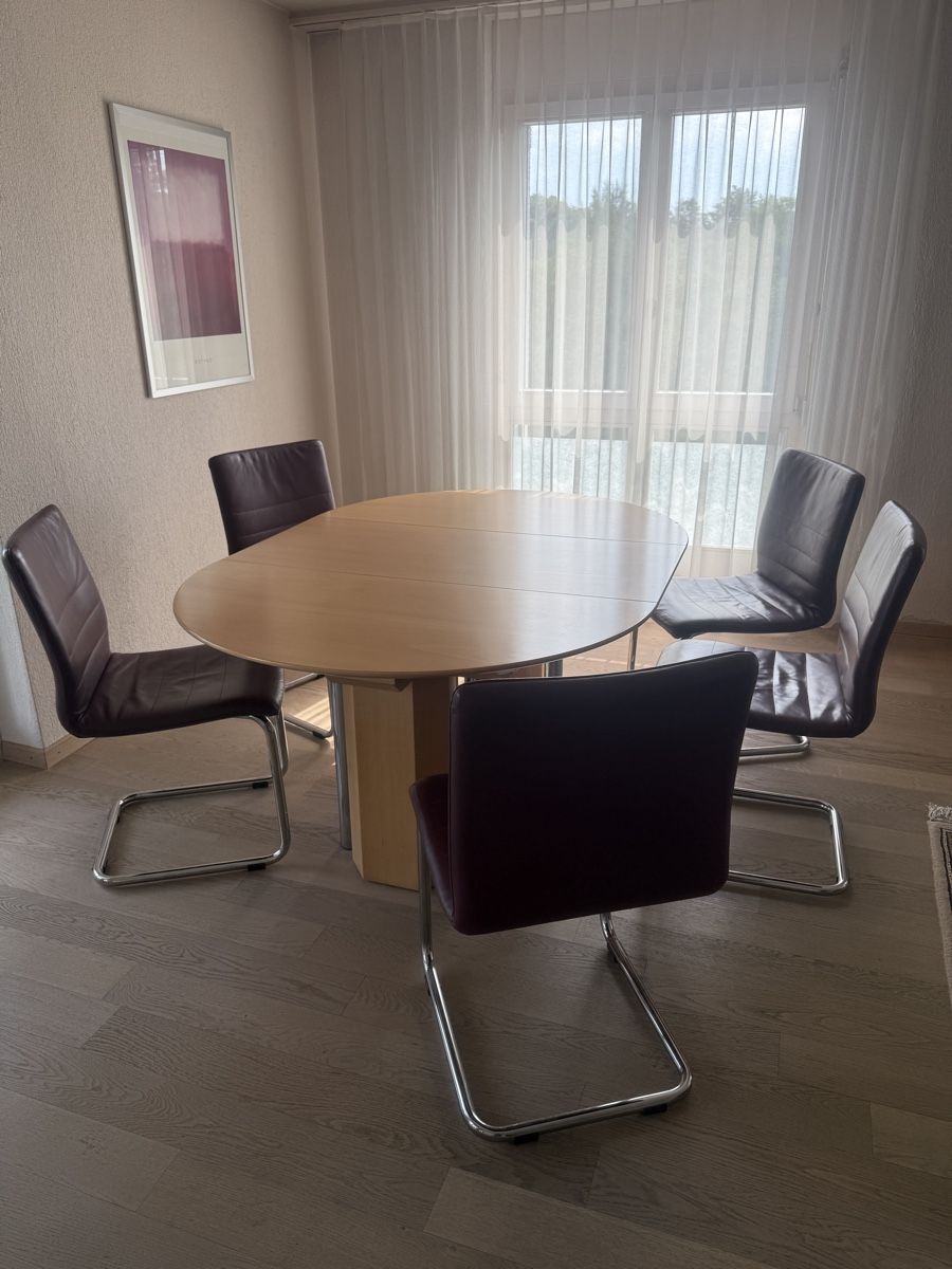 Set de table et chaises: Tisch mit 5 Stühle – D'occasion à Worblaufen par ganar