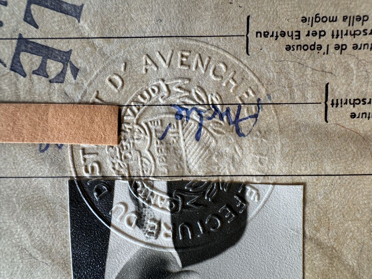 Dokumente: Passport Suisse Schweizer Pass – Gebraucht aus GRAND - LANCY von petitpain67 3
