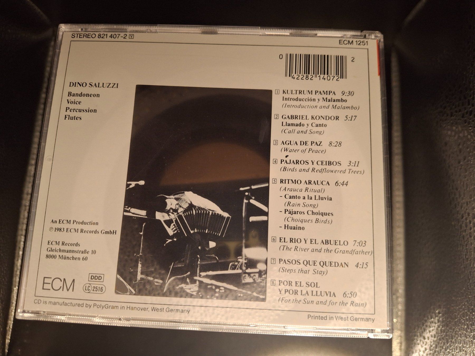 CDs: Dino Saluzzi – Kultrum – Gebraucht aus St.Gallen von CD_jalamusic 1