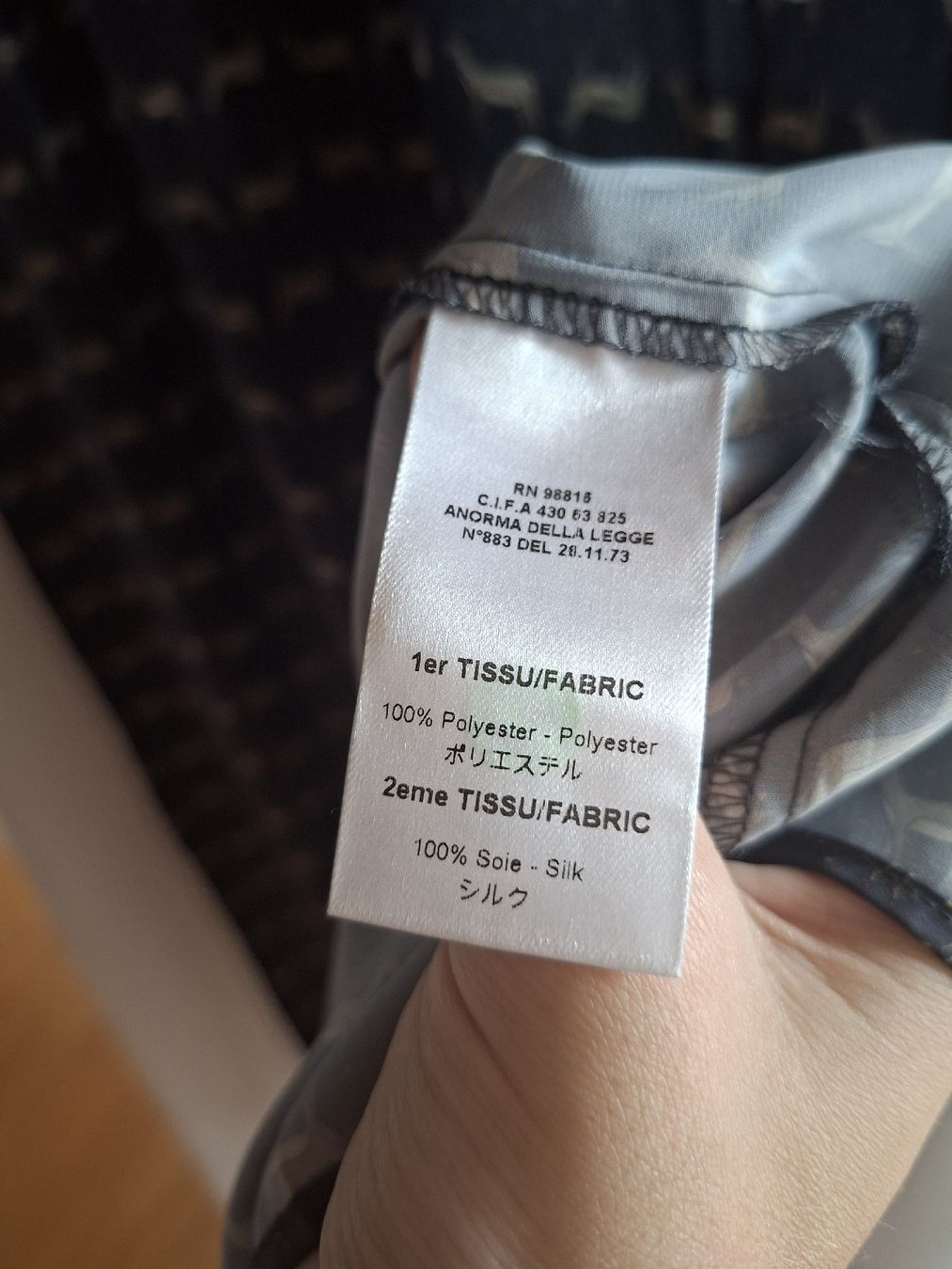 Vestiti: Robe en soie Cotélac - T. M/L – Usato da Lausanne venduto da Super-cerise 4
