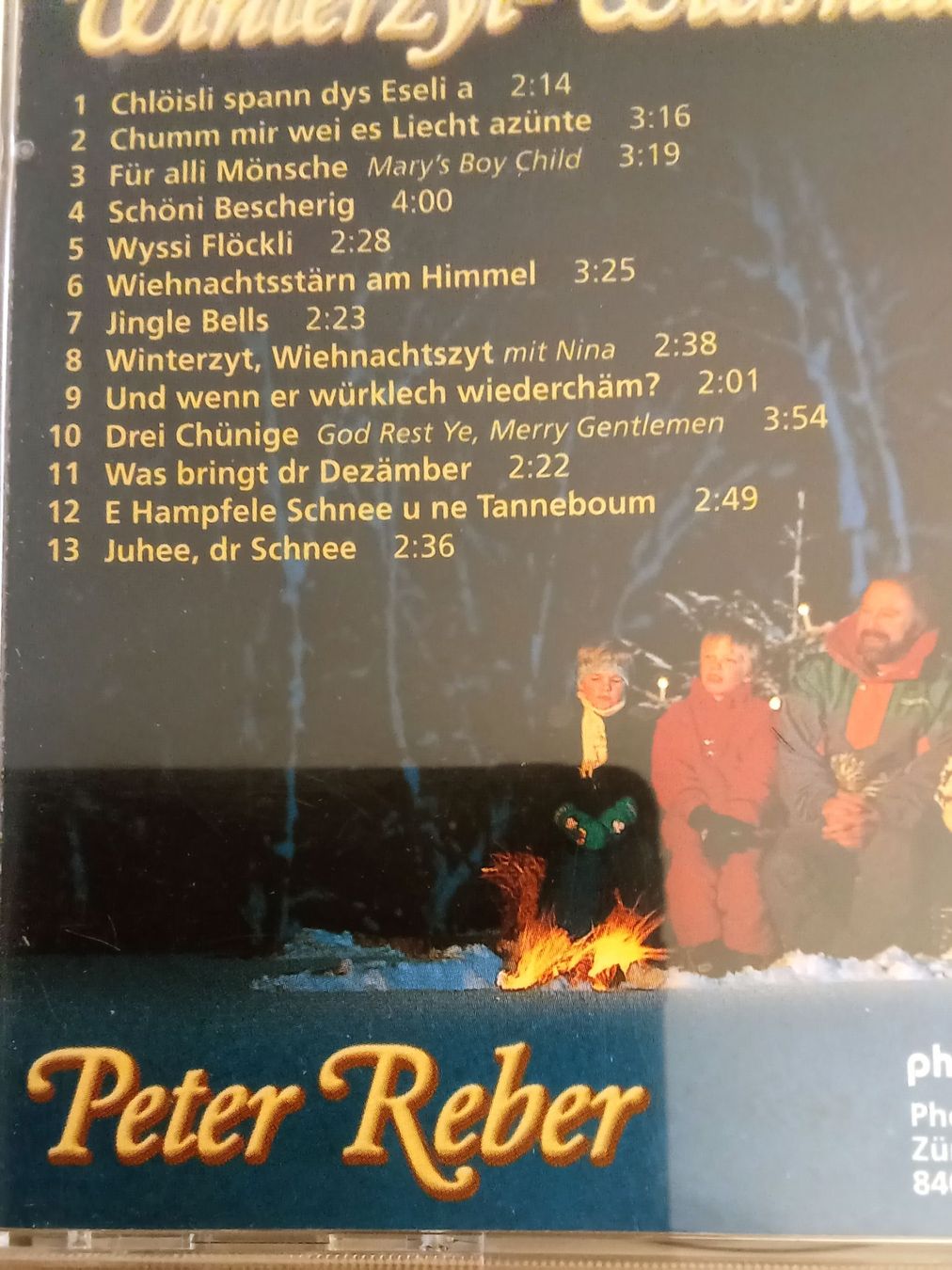 CDs: Peter Reber Weihnachten  – Gebraucht aus Liebefeld von CD-Urs 1