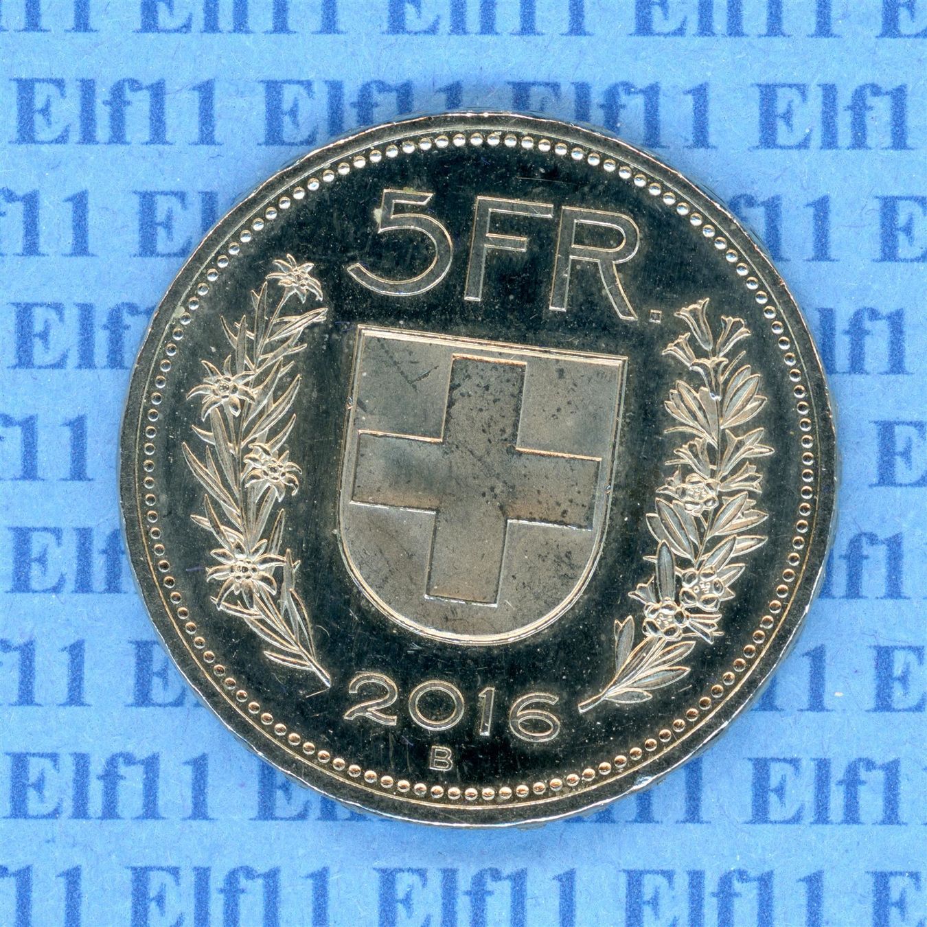Tutti le monete: CHF___5.00 2016 -unz 5 Franken – Usato da Widnau venduto da Elf11