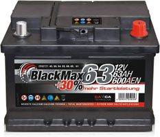 BlackMax 12V 63Ah Autobatterie