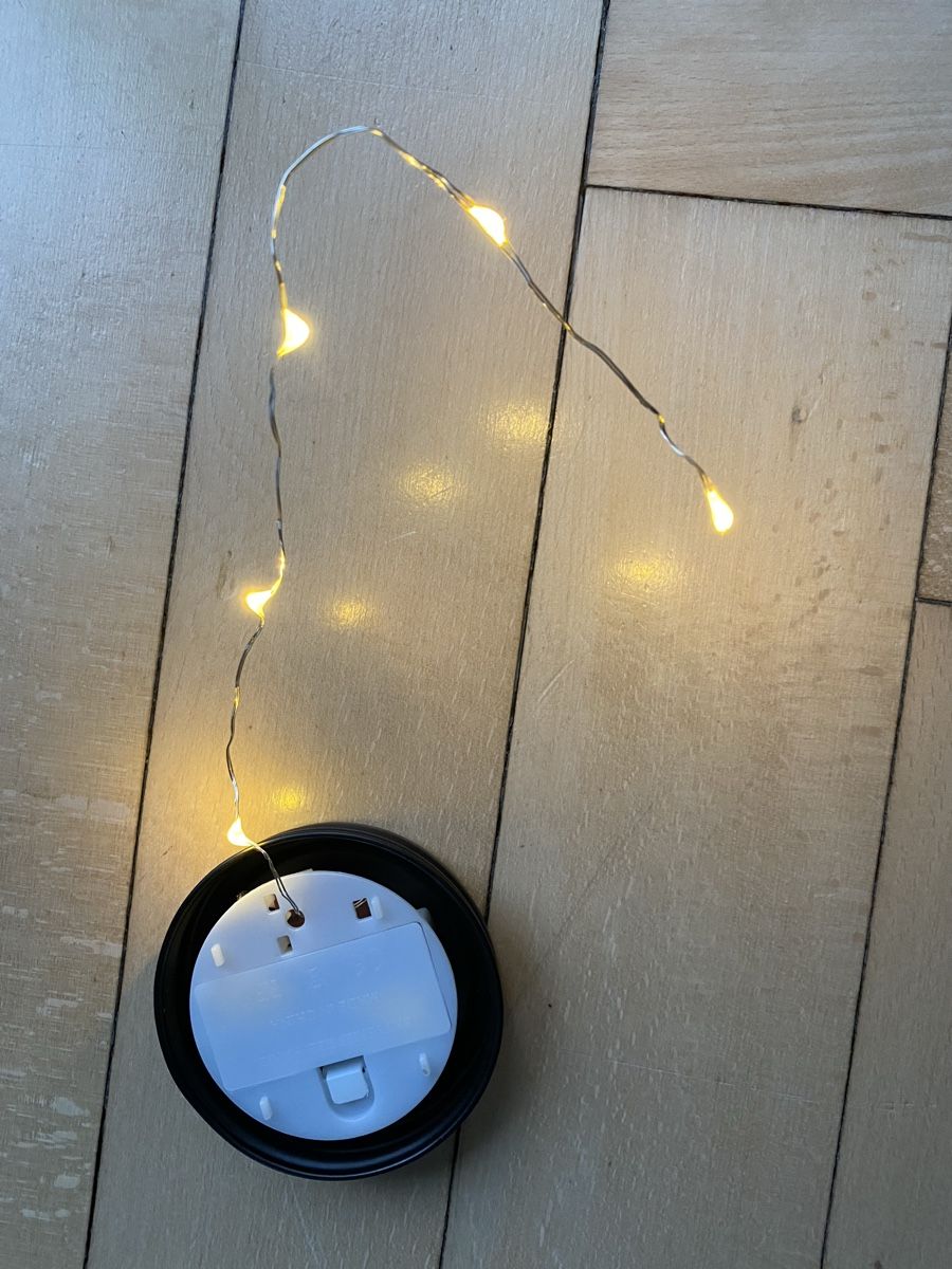 Tutte le decorazioni: Weihnachtsdeko, Glas mit Lichterkette – Usato da Bern venduto da demalla 4