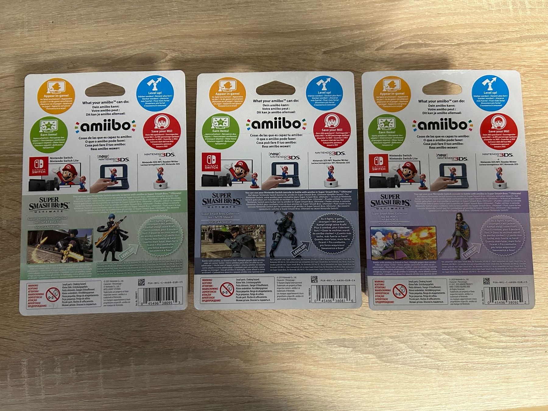 Amiibo Super Smash Bros. - Hero, Snake, Byleth NEU (Neu (gemäss ...