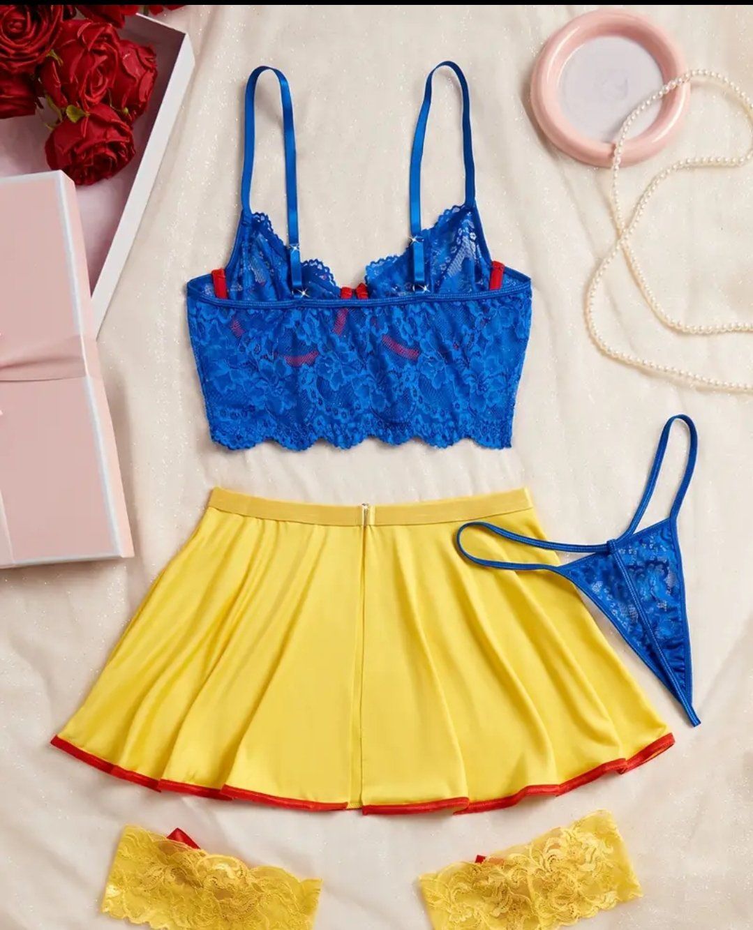 Altra biancheria intima: Sexy Schneewittchen Dessous Set Gr. S/M – Nuovo e nell'imballaggio originale da St. Erhard venduto da Lauko123 2