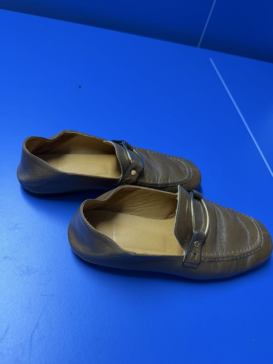Isabel Marant Scarpe da donna: Isabel Marant loafers, brown leather – Usato da Herrliberg venduto da Tubalp 2