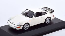 Porsche 911 / 964 Turbo 1991-1993 weiss  1:43 von MaXichamps