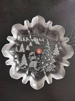 Weihnachtlicher Dekoteller von Walther Glas