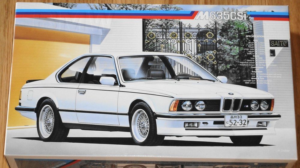 FUJIMI ENTHUSIAST MODEL BMW M635CSi 1:24 | Kaufen auf Ricardo