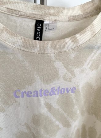 Sommerliches Tie-Dye T-Shirt von H&M, Grösse L
