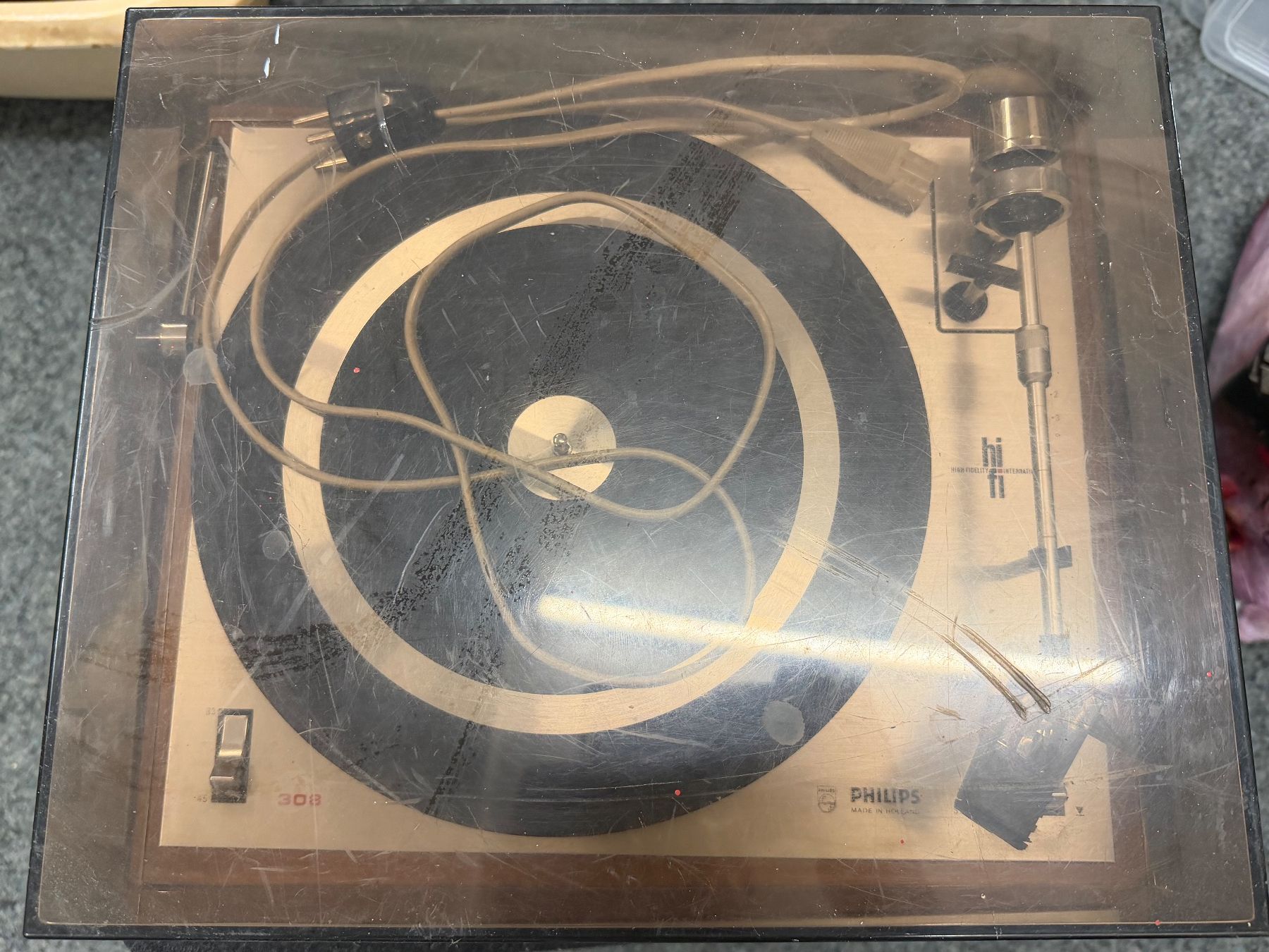 Philips Plattenspieler: Philips 308 – Defekt aus Biel/Bienne von MrP_WatchesBiel 2