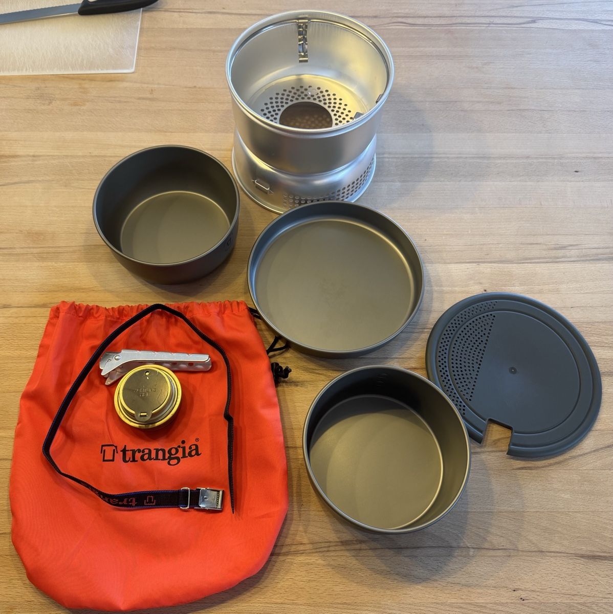 Trangia Pentole: Trangia Kochgeschirr Set mit Topf – Nuovo (secondo la descrizione) da Kriens venduto da AlprauschCH