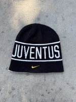 Juventus Reversible Beanie Black White Football Hat