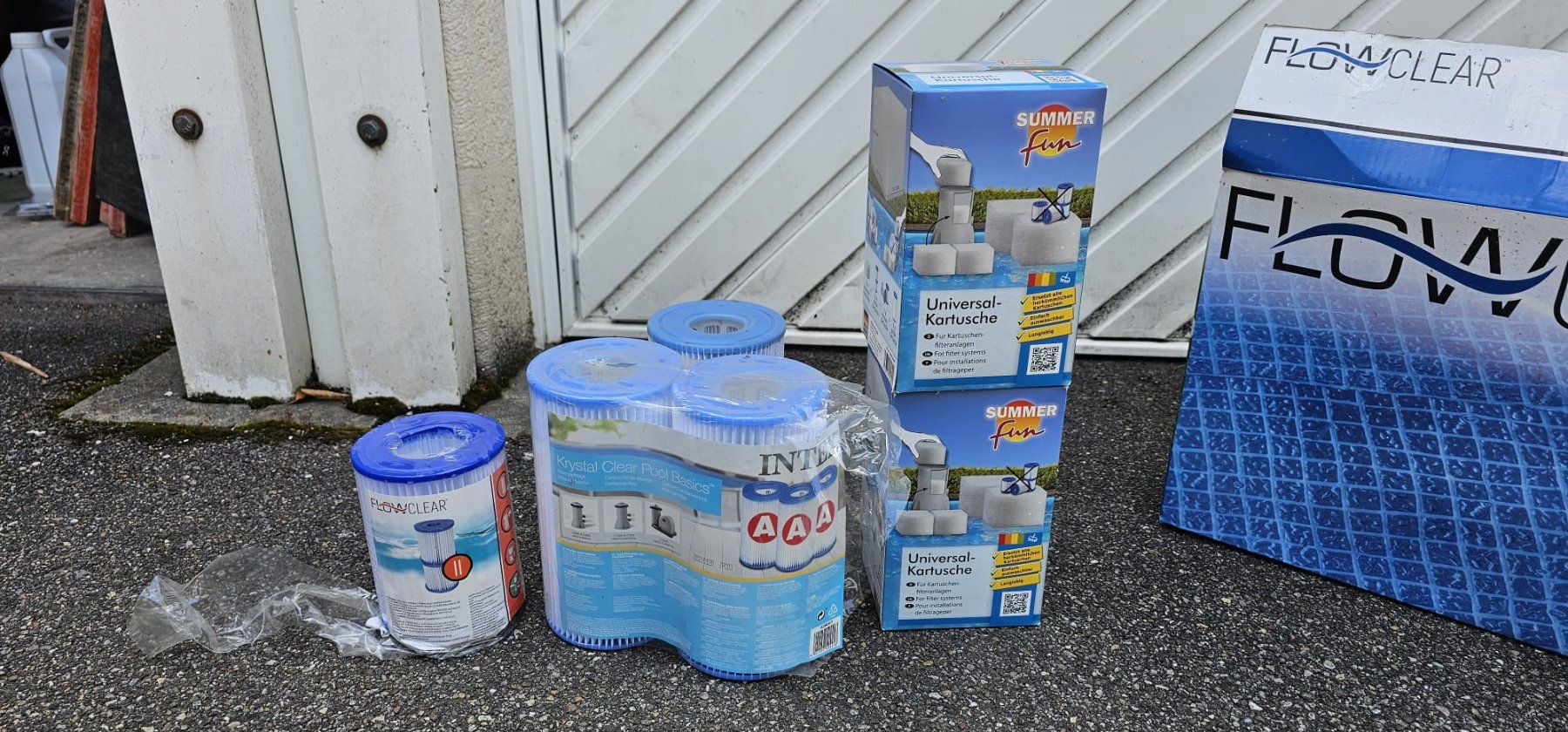 Intex Schwimmbad-Zubehör: Poolfilter und Kartusche – Neu (gemäss Beschreibung) aus Frauenfeld von sto_cfx5