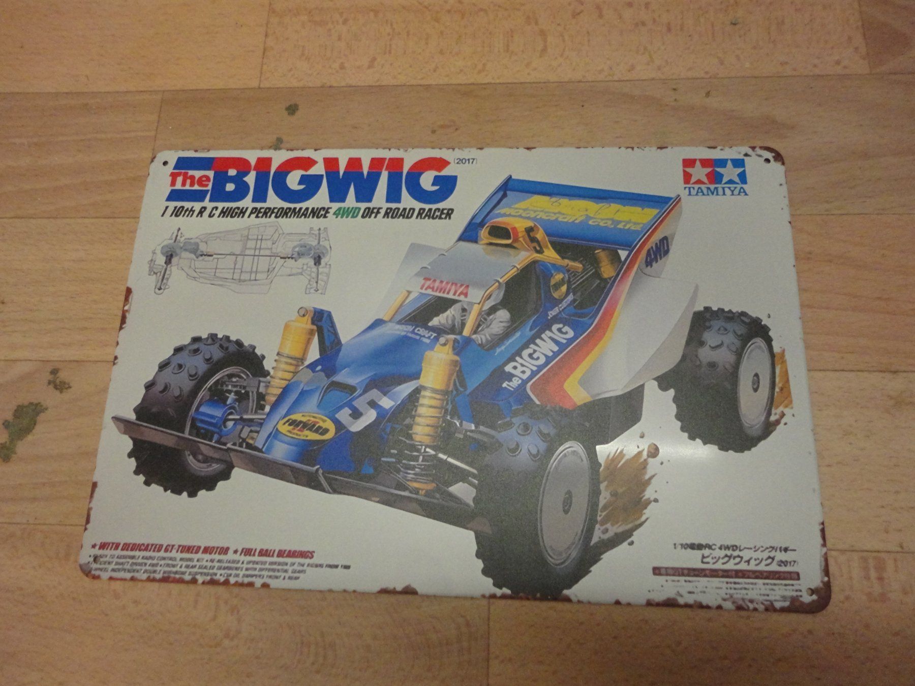Modellismo RC: Blechschild, cooler Hingucker! Retro! – Nuovo e nell'imballaggio originale da Horgen venduto da RcModell 1