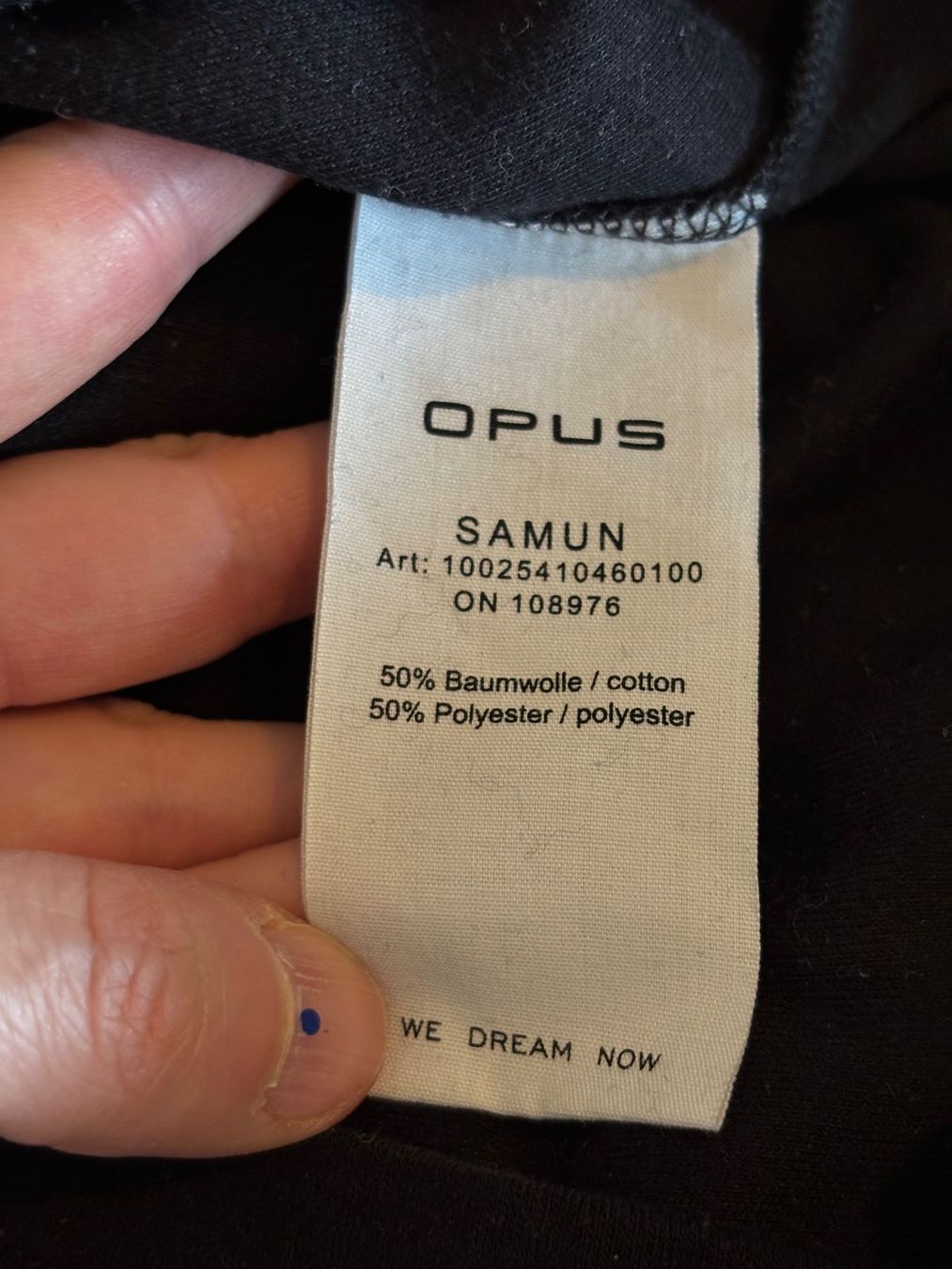 Opus T-shirts: OPUS "SAMUN" schwarzes T-Shirt – D'occasion à Zürich par missmodernage 5