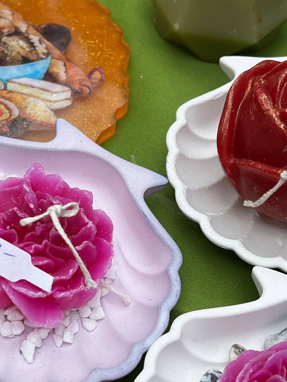 Portacandele: Kerzen mit Ständer selbstgemacht – Nuovo e nell'imballaggio originale da Riehen venduto da edu_92w7 1