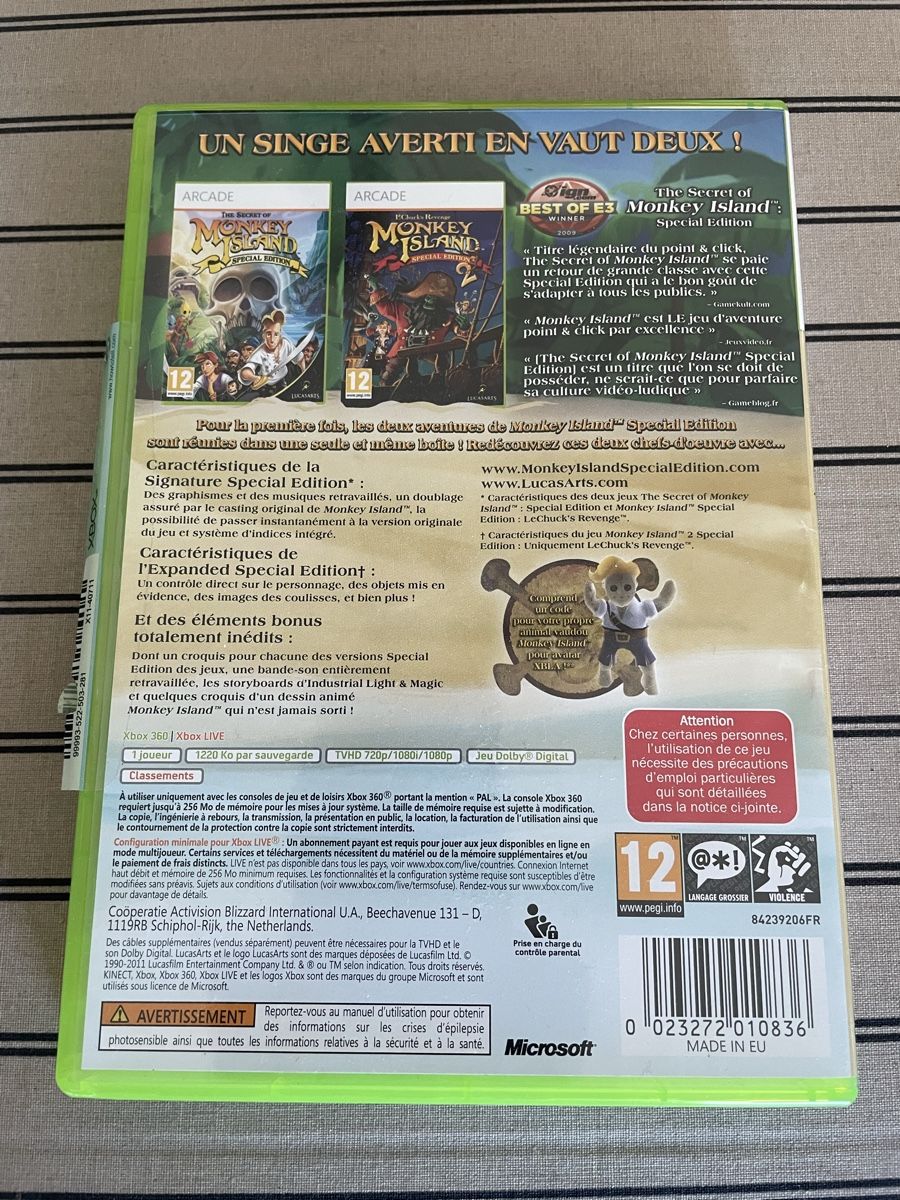 Giochi: Monkey Island Edition Spéciale Collection – Nuovo (secondo la descrizione) da Reconvilier venduto da Frenchy78 1