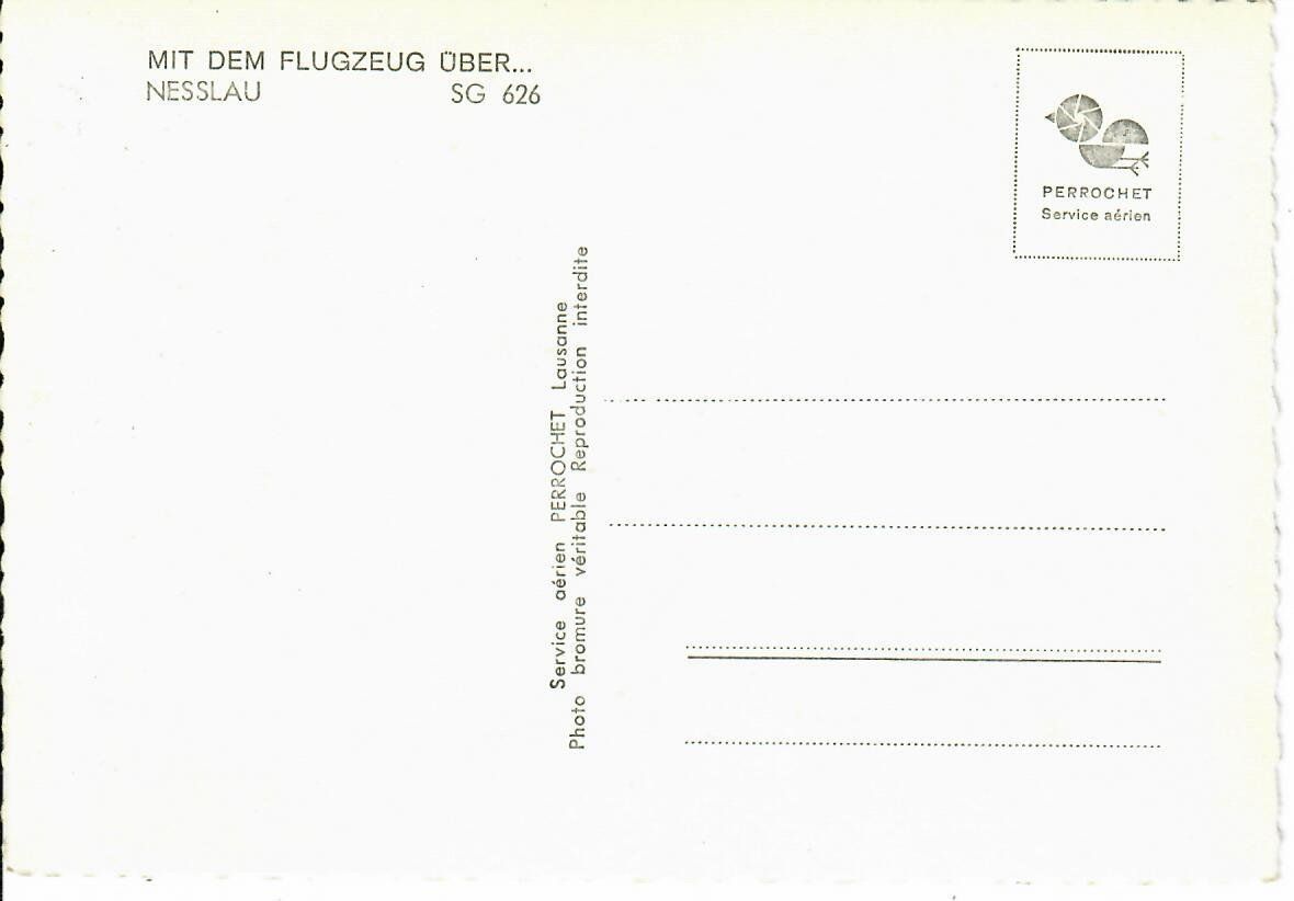 Ansichtskarten: mit dem Flugzeug über Nesslau – Gebraucht aus Hochdorf von Ziegel-16 1