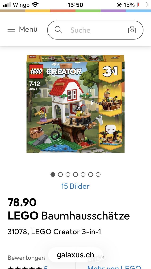 Lego Jouets: Lego 31078 – D'occasion à Andelfingen par Elareb 1