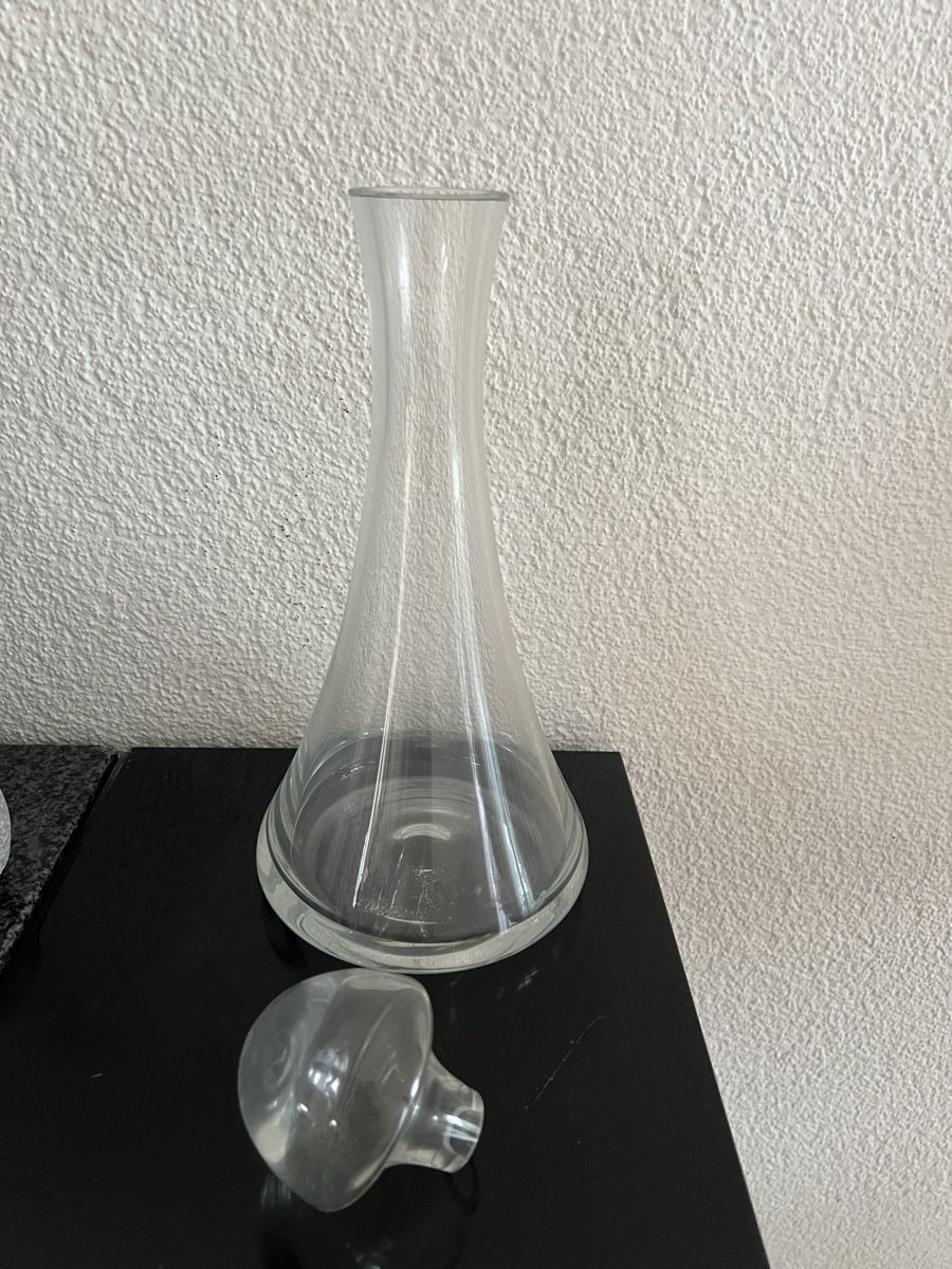Caraffe: Elegante Glaskaraffe mit Stopfen, neuwertig – Usato da Abtwil SG venduto da ale2002 1