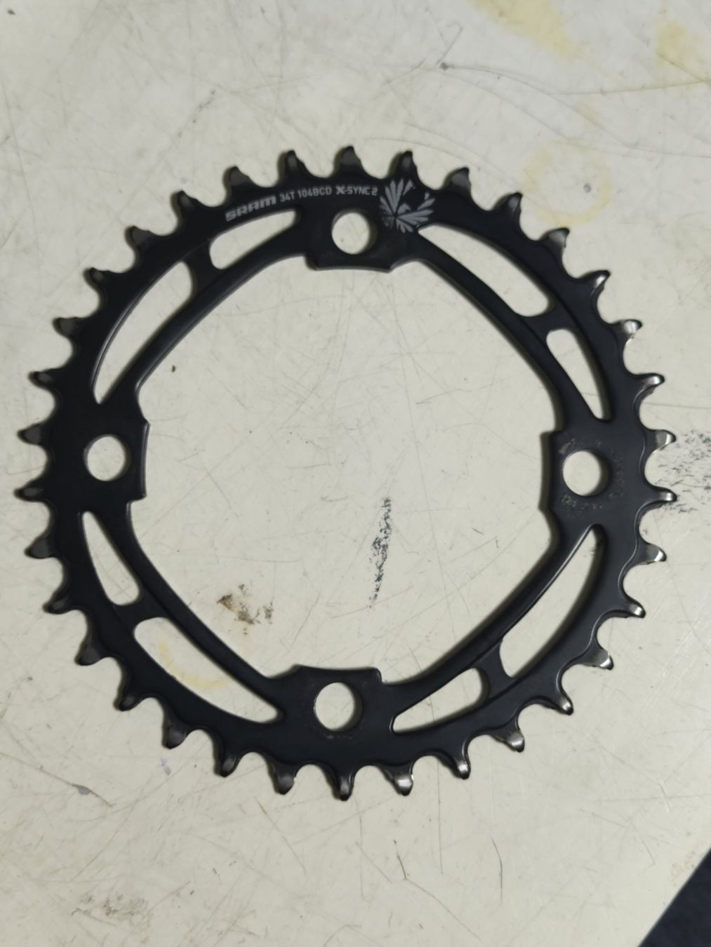 Sram Ersatzteile: Mountainbike Kettenblatt Sram 34Z – Gebraucht aus Neuendorf von Dertovo